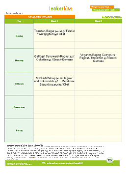 Speiseplan